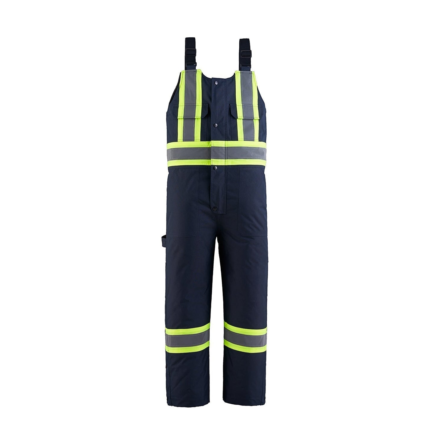 P01255 - Cabover Men’s Hi - Vis Insulated Overall Navy