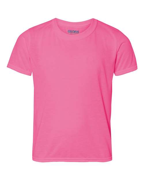 Performance® Youth T-Shirt Safety Pink M Gildan T-Shirts