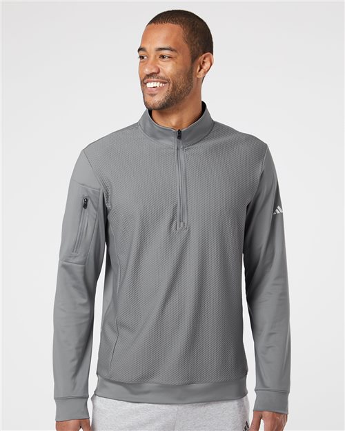 Performance Textured Quarter - Zip Pullover