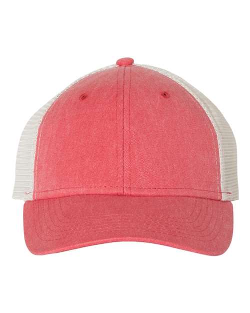 Pigment - Dyed Cap - Red/ Stone / Adjustable
