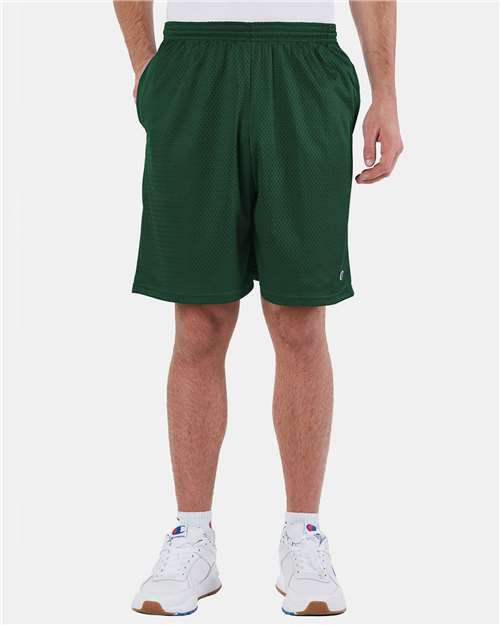 Polyester Mesh 9’ Shorts with Pockets - Athletic Dark