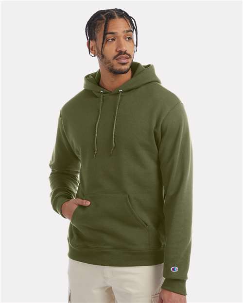 Powerblend® Hooded Sweatshirt - Fresh Olive / S