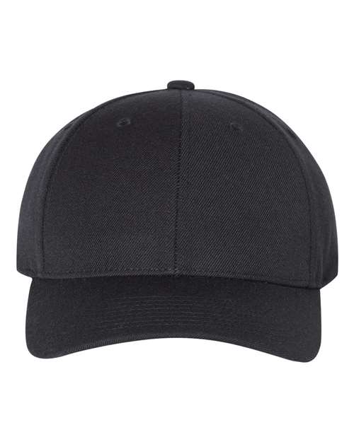 Premium Curved Visor Snapback Cap - Black / Adjustable