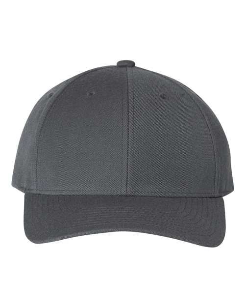 Premium Curved Visor Snapback Cap - Dark Grey / Adjustable