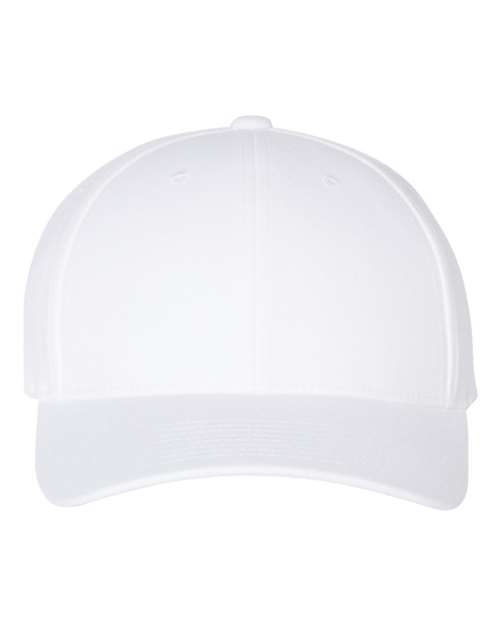 Premium Curved Visor Snapback Cap - White / Adjustable