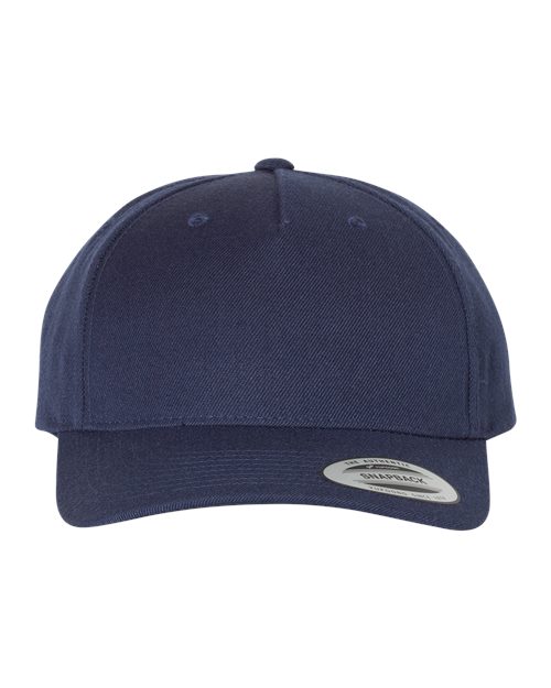 Premium Five - Panel Curved Visor Snapback Cap