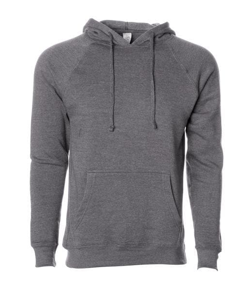 PRM33SBP Special Blend Raglan Hooded Pullover Nickel Gunmetal Heather BASIC FLEECE hoodie INDEPENDENT MEN PREMIUM PRM33 PULLOVERS shsdparentproduct SPECIAL BLEND UNISEX WOMEN