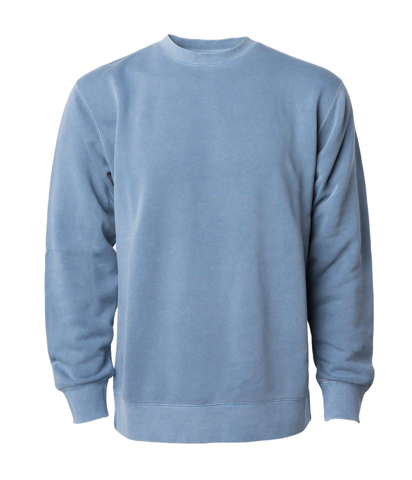 PRM3500 Unisex Midweight Pigment Dye Crew - Slate Blue / XS