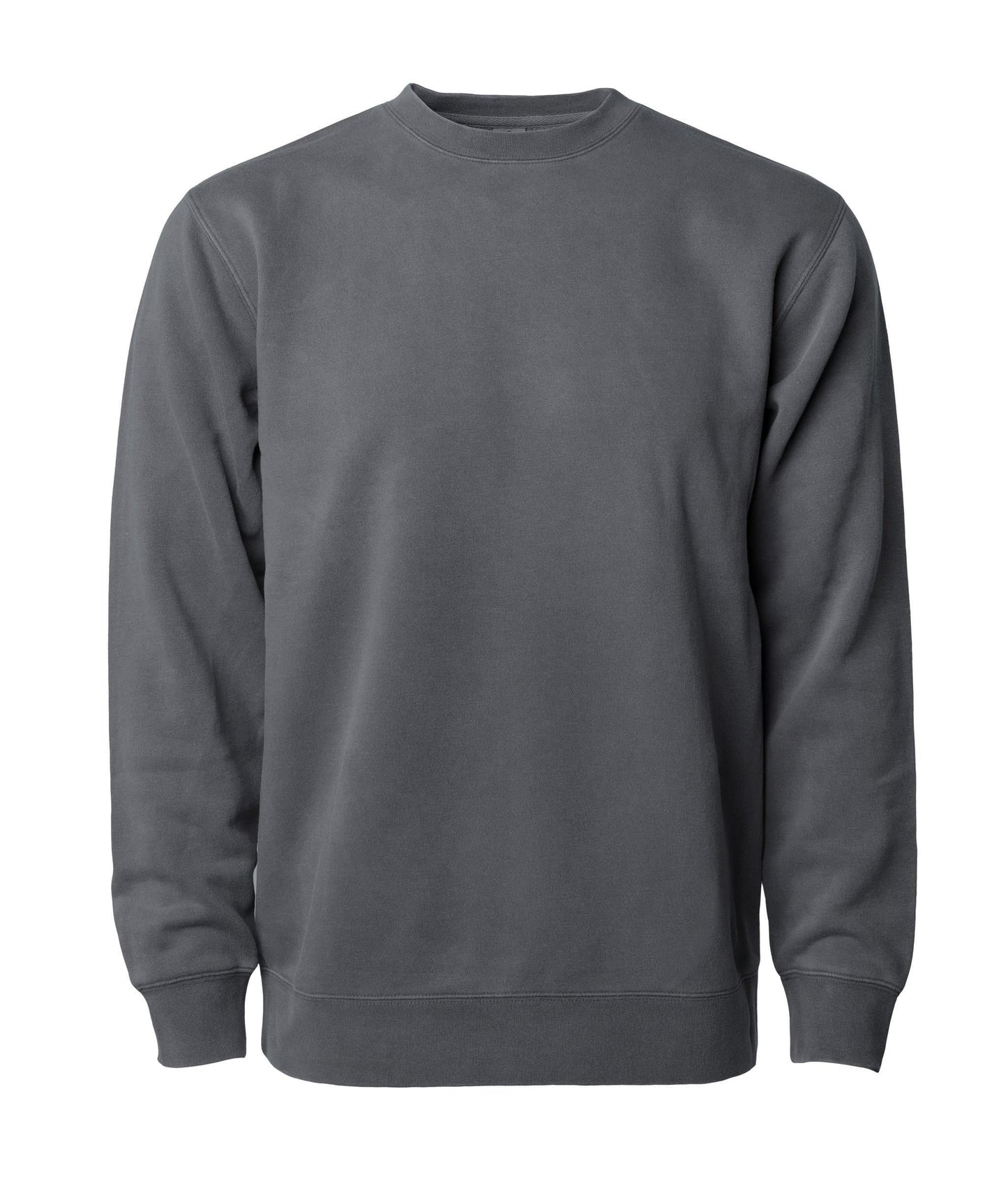 PRM3500 Unisex Midweight Pigment Dyed Crew Neck - Black