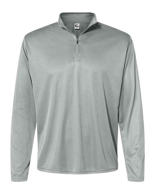 Quarter - Zip Pullover - Silver / S