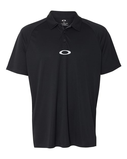 Raglan Sleeve Polo Blackout S Oakley Sport Shirts