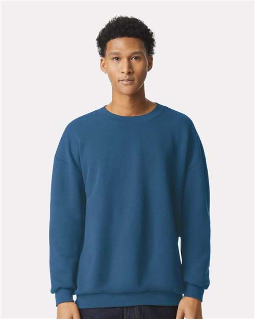 ReFlex Fleece Crewneck Sweatshirt Sea Blue American Apparel Fleece