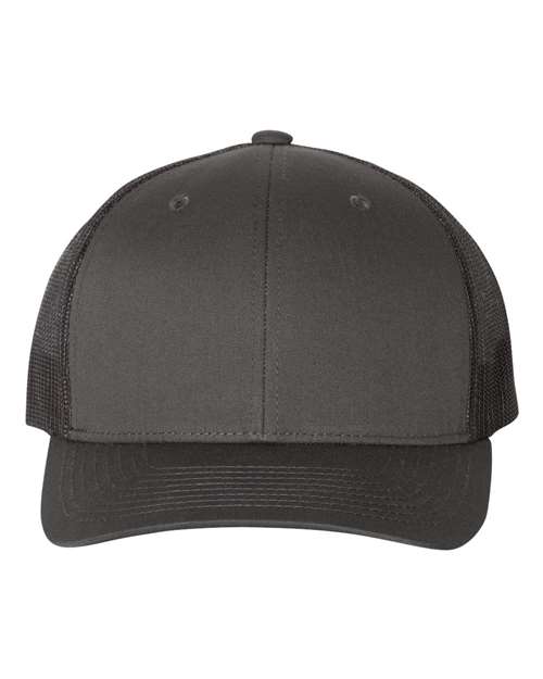 Retro Trucker Cap - Charcoal/ Black / Adjustable