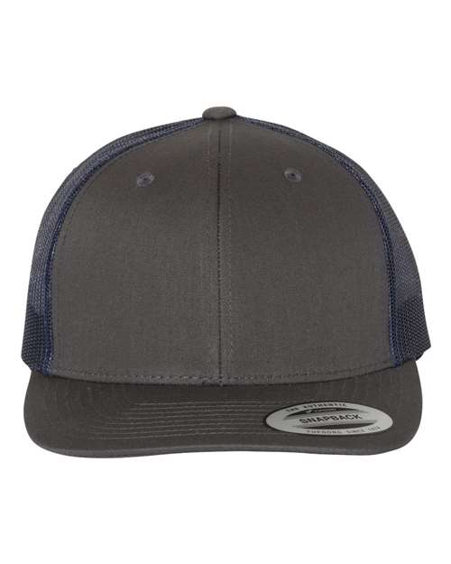 Retro Trucker Cap - Charcoal/ Navy / Adjustable