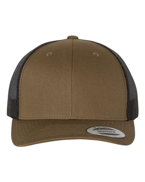 Retro Trucker Cap - Coyote Brown/ Black / Adjustable