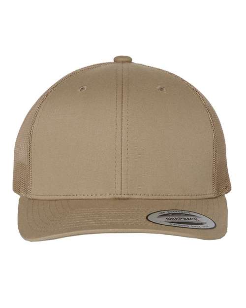 Retro Trucker Cap - Khaki / Adjustable