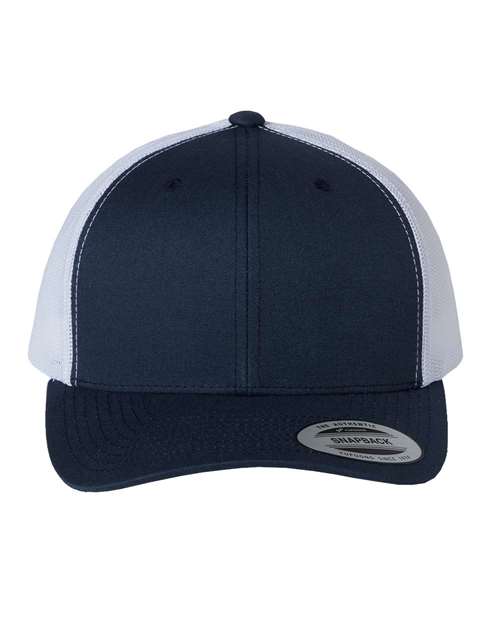 Retro Trucker Cap - Navy/ White / Adjustable