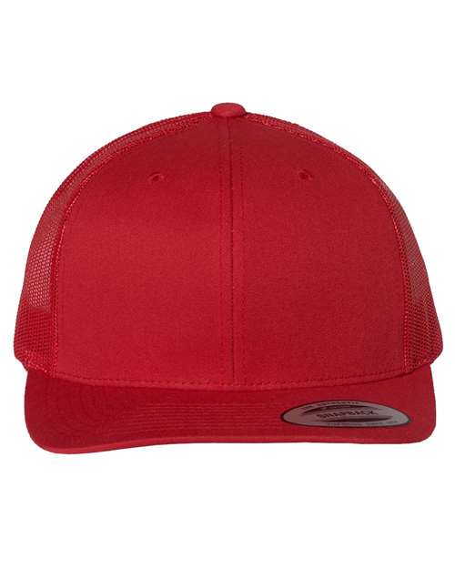 Retro Trucker Cap - Red / Adjustable