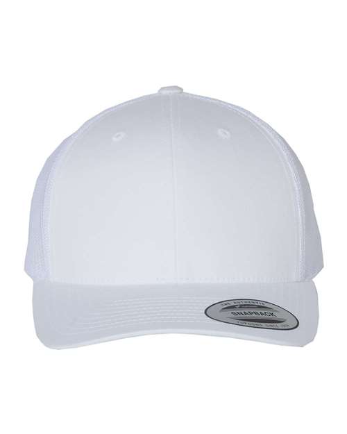 Retro Trucker Cap - White / Adjustable