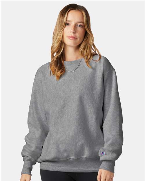 Reverse Weave® Crewneck Sweatshirt Oxford Grey Champion Fleece