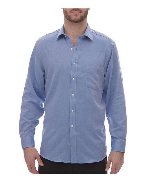 Ringspun Performance Twill Shirt Blue Ocean S Van Heusen Wovens - Fall