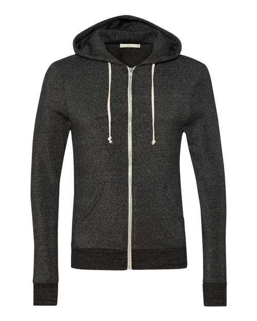 Rocky Eco - Fleece Full - Zip Hoodie - Eco Black / XS