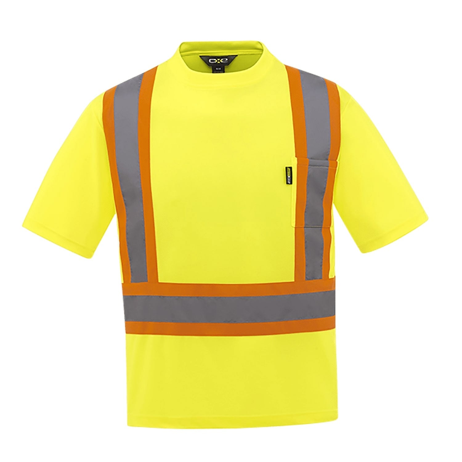 S05960 - Watchman Men’s Hi - Vis Safety T - Shirt Yellow
