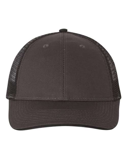 Sandwich Trucker Cap - Charcoal/ Black / Adjustable