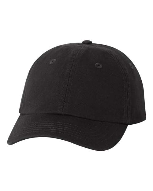 Small Fit Bio - Washed Dad Hat - Black / Adjustable