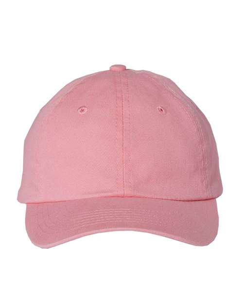 Small Fit Bio - Washed Dad Hat - Pink / Adjustable