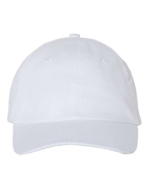 Small Fit Bio - Washed Dad Hat - White / Adjustable