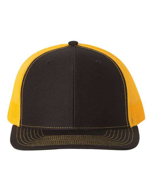 Snapback Trucker Cap - Black/ Gold / OSFM