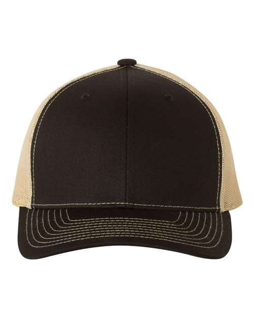 Snapback Trucker Cap - Black/ Vegas Gold / OSFM