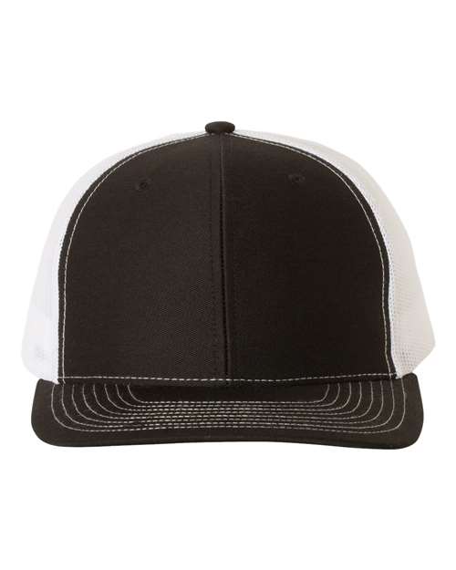 Snapback Trucker Cap - Black/ White / OSFM