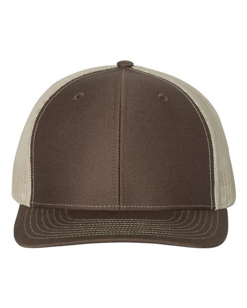 Snapback Trucker Cap - Brown/ Khaki / OSFM