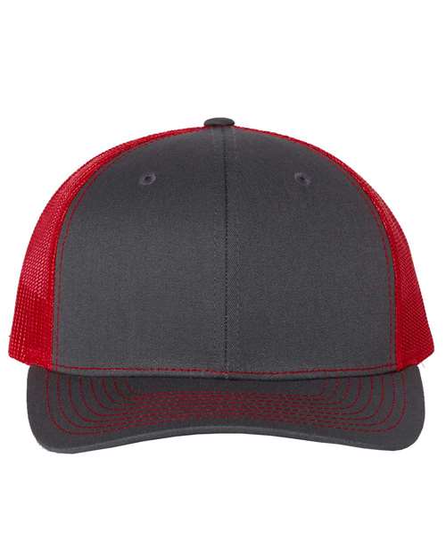 Snapback Trucker Cap - Charcoal/ Red / OSFM