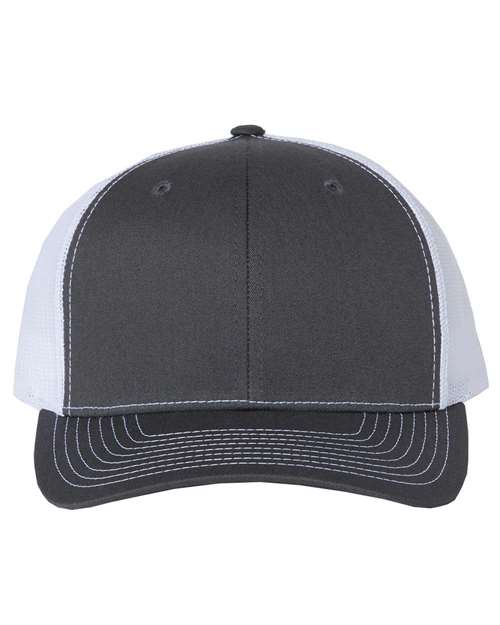 Snapback Trucker Cap - Charcoal/ White / OSFM