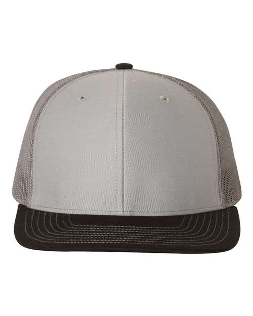 Snapback Trucker Cap - Grey/ Charcoal/ Black / OSFM