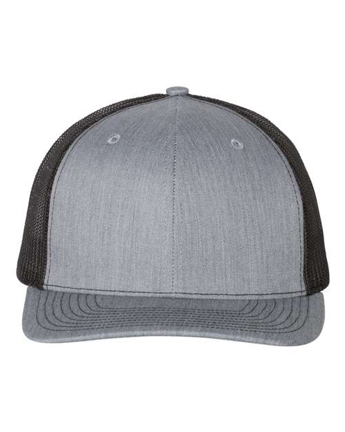 Snapback Trucker Cap - Heather Grey/ Black / OSFM