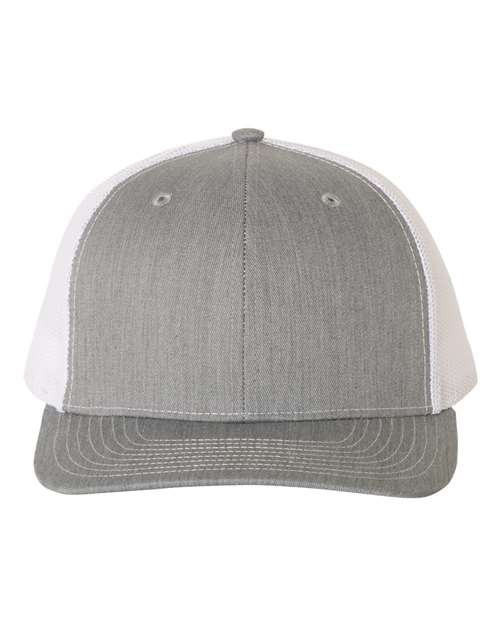 Snapback Trucker Cap - Heather Grey/ White / OSFM