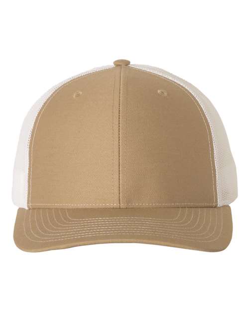 Snapback Trucker Cap - Khaki/ White / OSFM