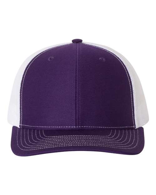 Snapback Trucker Cap - Purple/ White / OSFM