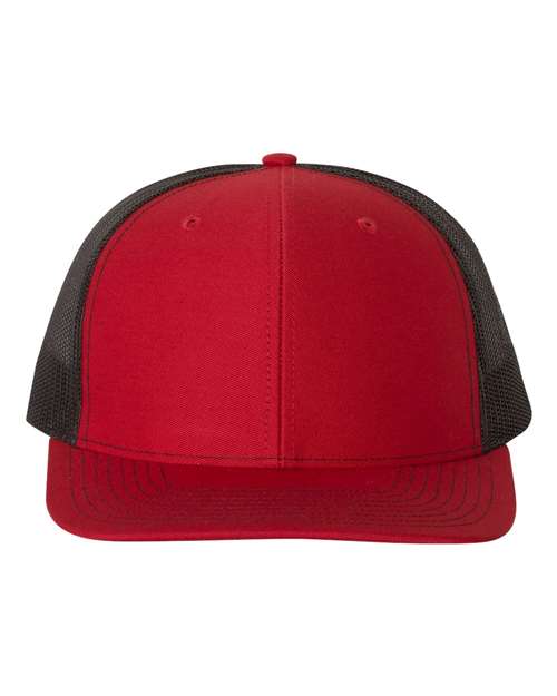 Snapback Trucker Cap - Red/ Black / OSFM