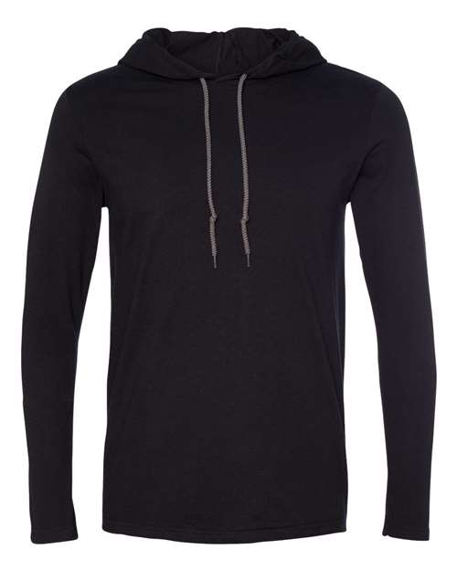 Softstyle® Lightweight Hooded Long Sleeve T - Shirt