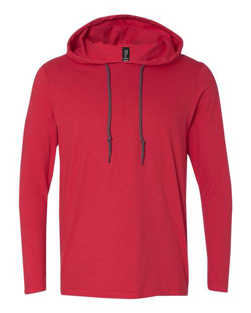 Softstyle® Lightweight Hooded Long Sleeve T - Shirt - True