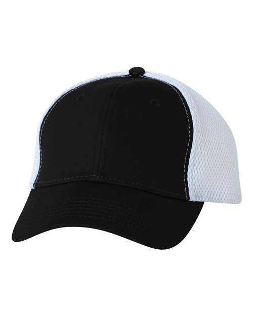 Spacer Mesh - Back Cap - Black/ White / Adjustable
