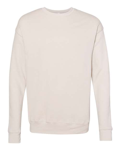 Sponge Fleece Drop Shoulder Crewneck Sweatshirt Heather Dust BELLA + CANVAS Fleece