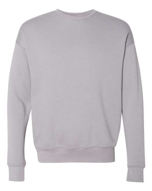 Sponge Fleece Drop Shoulder Crewneck Sweatshirt Storm BELLA + CANVAS Fleece