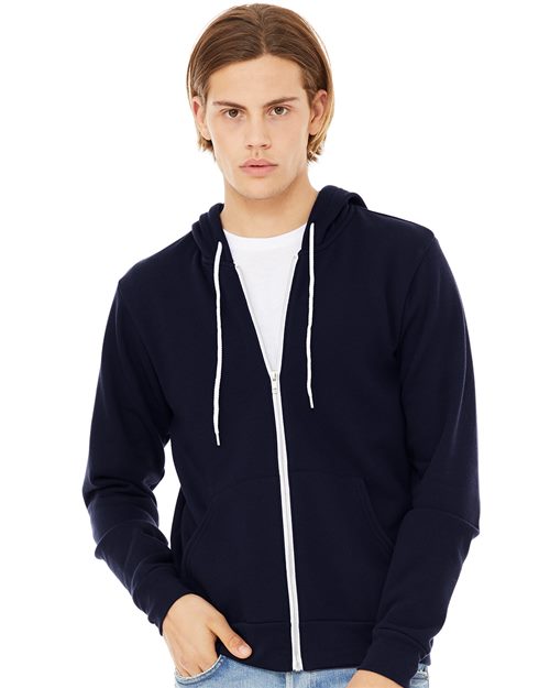 Sponge Fleece Full-Zip Hoodie BELLA + CANVAS Fleece