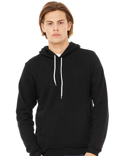 Sponge Fleece Hoodie - Black / XS